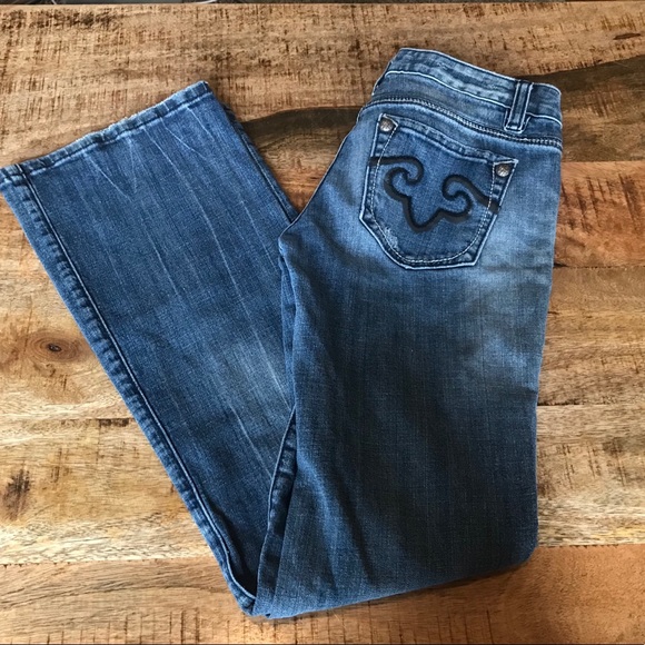 Express Denim - Rerock for Express boot cut jeans 4R
